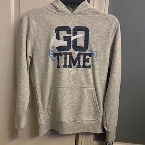 Nike Light Gray 'Go Time' Hoodie